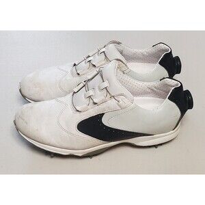 FootJoy emBody Women's Golf Shoes Black White Boa Lace Leather Size 6 1/2 96104